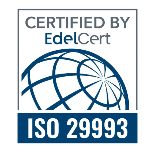 Certificat ISO 29993